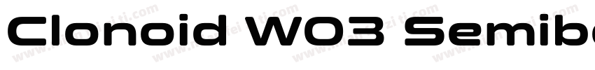 Clonoid W03 Semibold字体转换